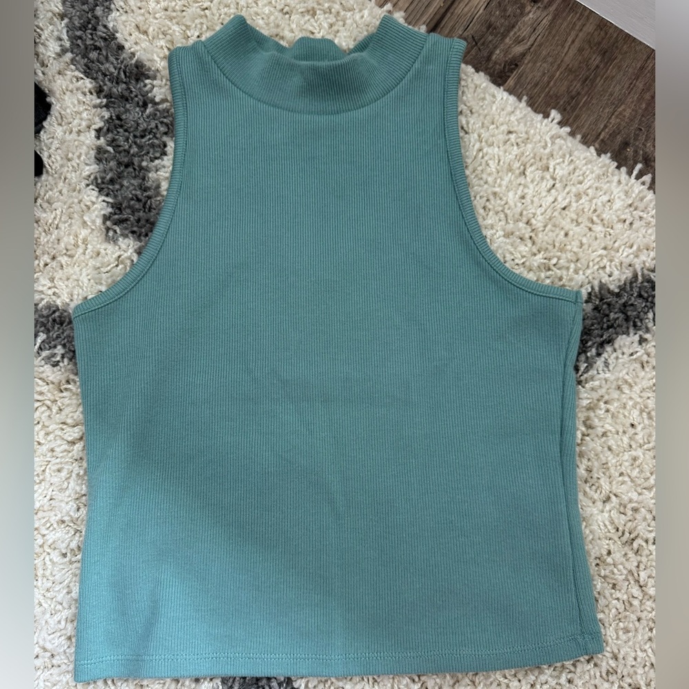 Teal Sleeveless Women's Top